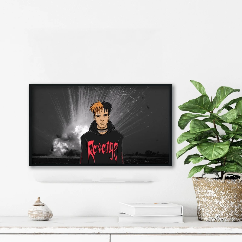 تابلو آتریسا طرح تنتاسیون xxxtentasion مدل ATt0114