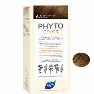 کیت رنگ مو فیتو شماره 6.3 حجم 50 میلی لیتر رنگ بلوند فندقی روشن