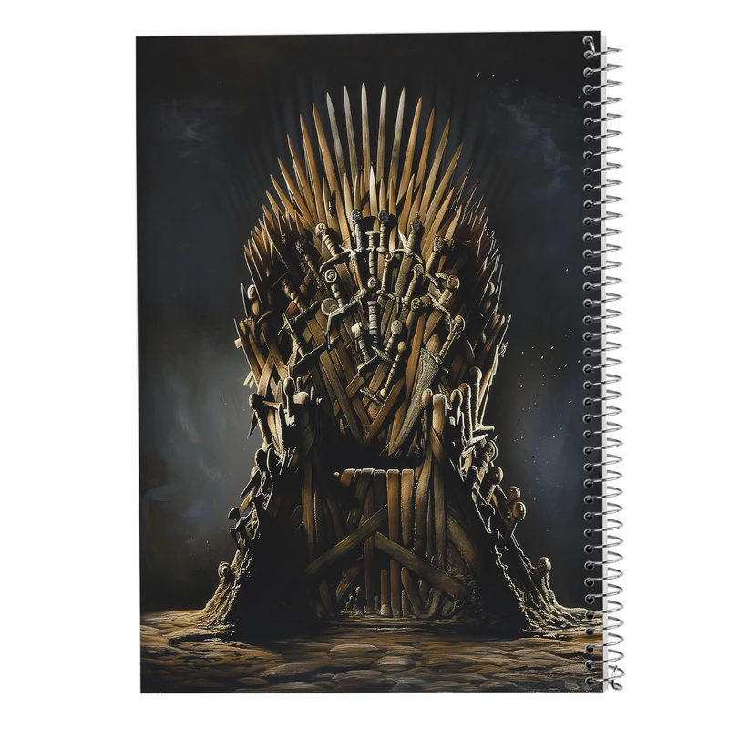 دفتر مشق 100 برگ مدوپد مدل بازی تاج و تخت GOT کد DF14339