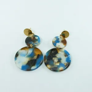 گوشواره زنانه طرح سنگ 