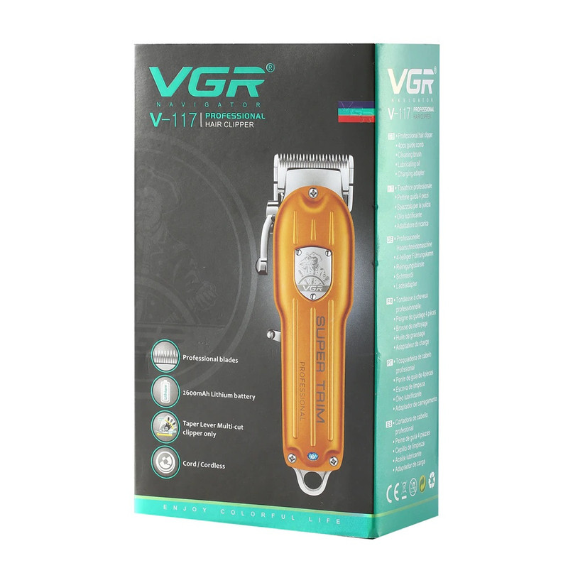 ماشین اصلاح موی سر و صورت وی جی آر مدل 117