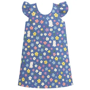 پیراهن راحتی زنانه ماییلدا طرح گلهای بهاری کد 5567-1