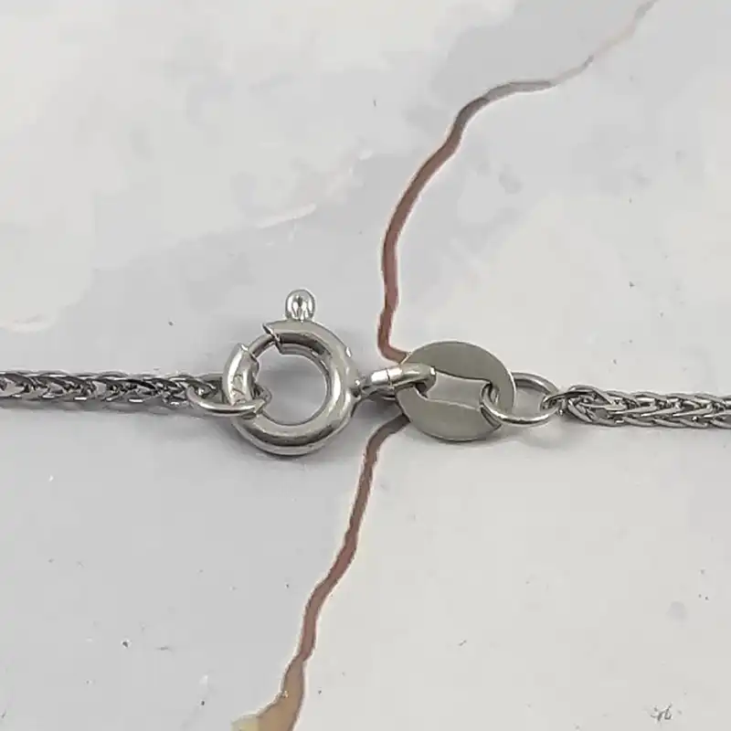 زنجیر نقره زنانه سلین کالا مدل گندمی کد 2