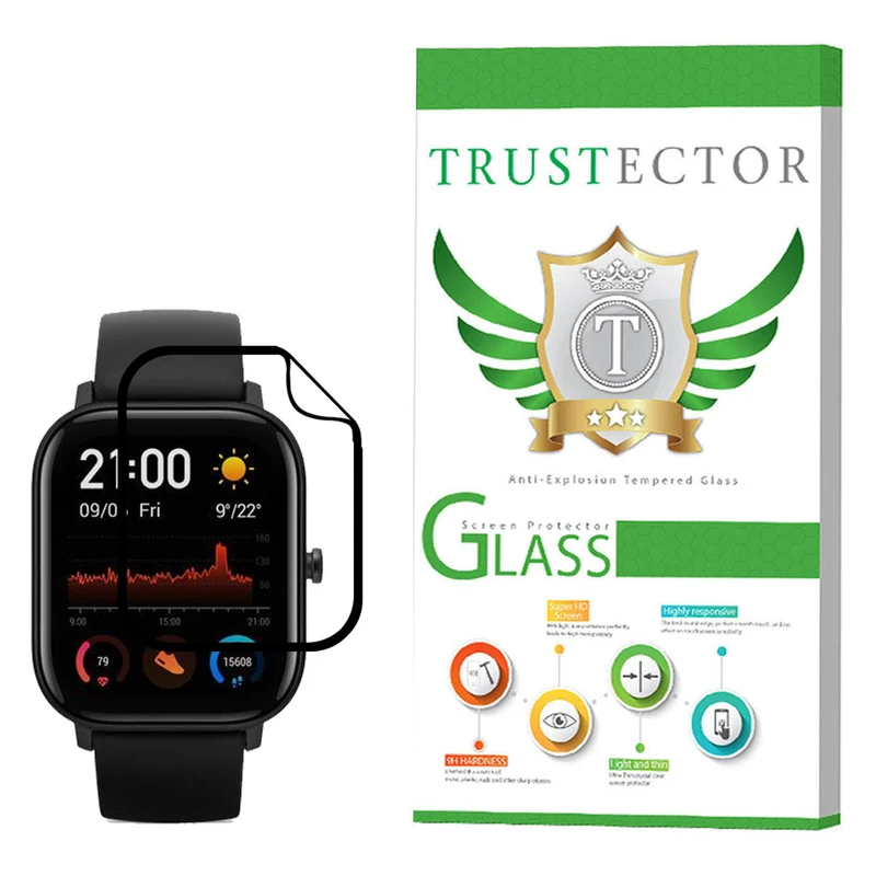 محافظ صفحه نمایش 3D تراستکتور مدل TSP مناسب برای ساعت هوشمند شیائومی Huami Amazfit GTS