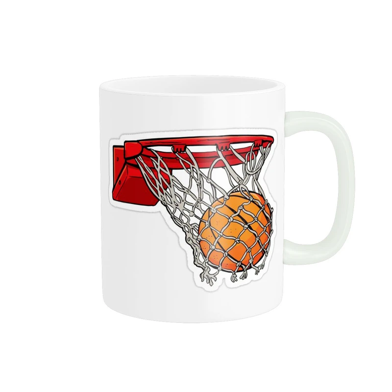 ماگ پاد آفرین مدل توپ و تور بسکتبال کد 1727