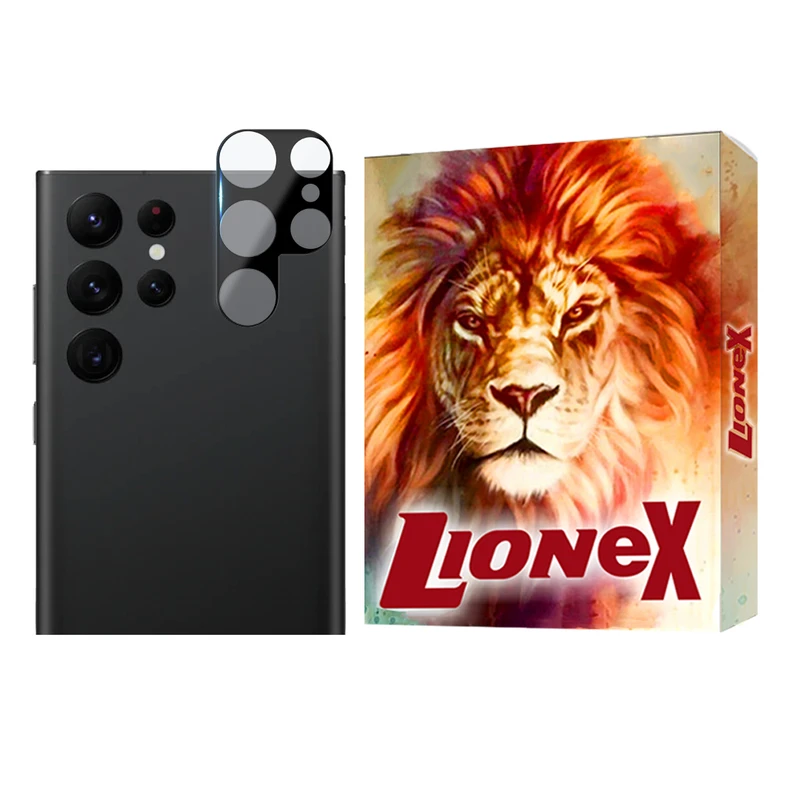 محافظ لنز دوربین  لایونکس مدل FULLENSLمناسب برای گوشی موبایل سامسونگ Galaxy S22 Plus 5G