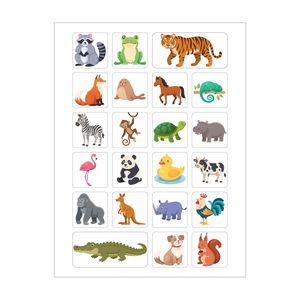 برچسب مدل Animal Set A1