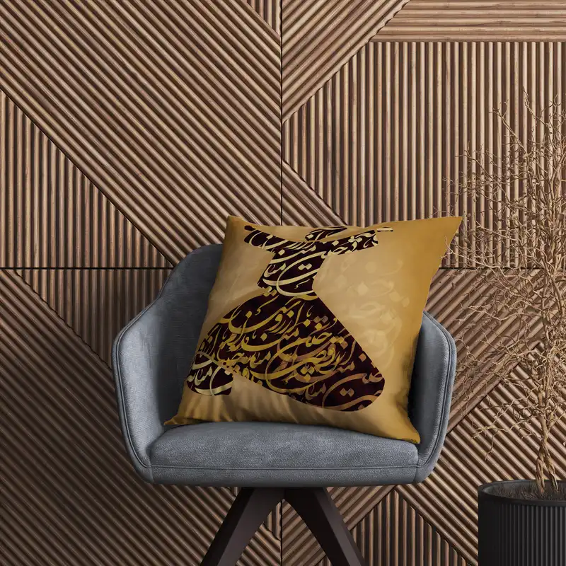 کاور کوسن  طرح خوشنویسی مدل 137