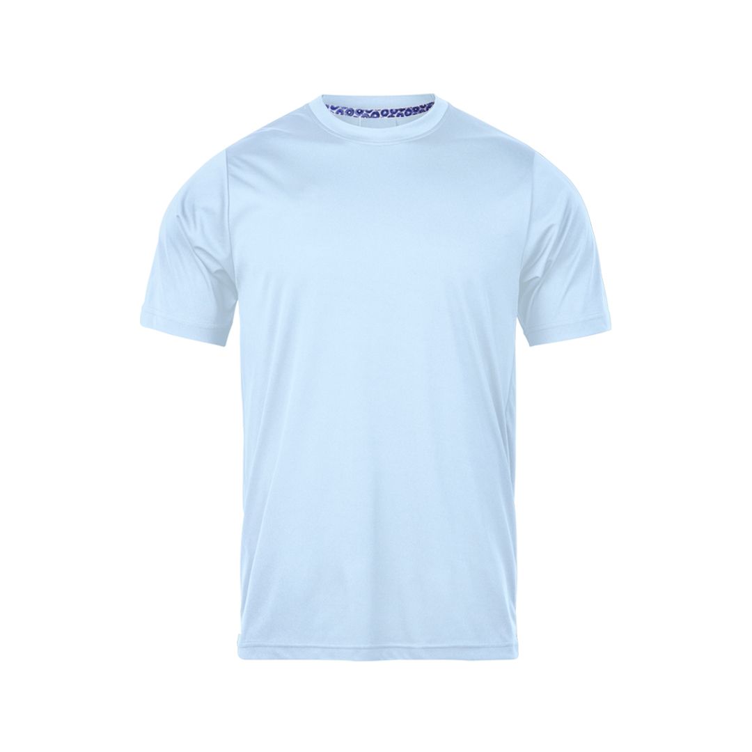 تی شرت آستین کوتاه مردانه رانژ مدل ساده 23RA05 – 409 رنگ آبی