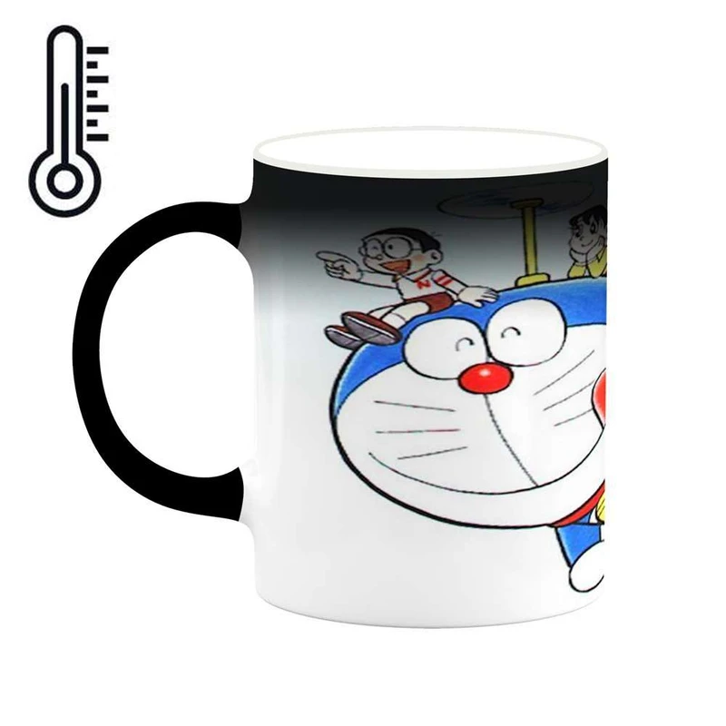ماگ حرارتی کاکتی مدل کارتون Doraemon کد mgh22538