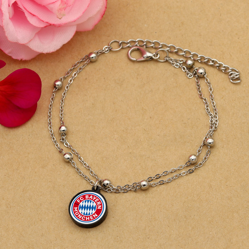 پابند زنانه ناکسیگو مدل شب تاب طرح بایرن مونیخ کد LB7405