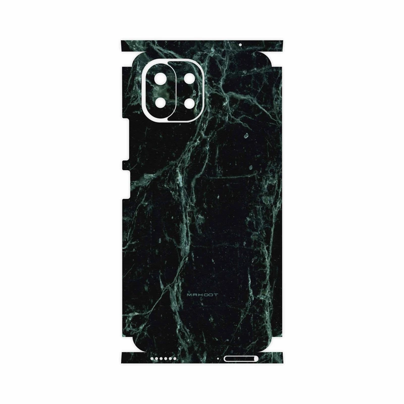 برچسب پوششی ماهوت مدل Graphite-Green-Marble-FullSkin مناسب برای گوشی موبایل شیائومی 11 Lite 5G NE