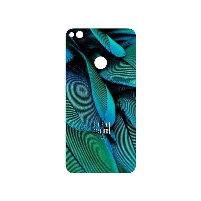 برچسب پوششی ماهوت مدل Green Feather مناسب برای گوشی موبایل آنر 8 Lite