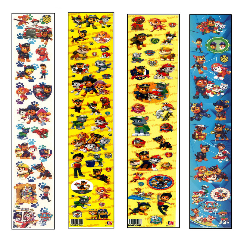 برچسب طرح سگ های نگهبان کد NGHE 022 بسته 4 عددی