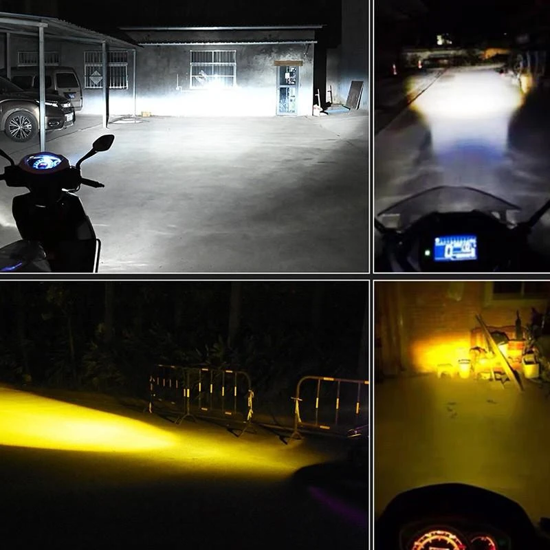 عکس شماره 11 : لامپ هدلایت موتور سیکلت مدل led-singl پایه h4