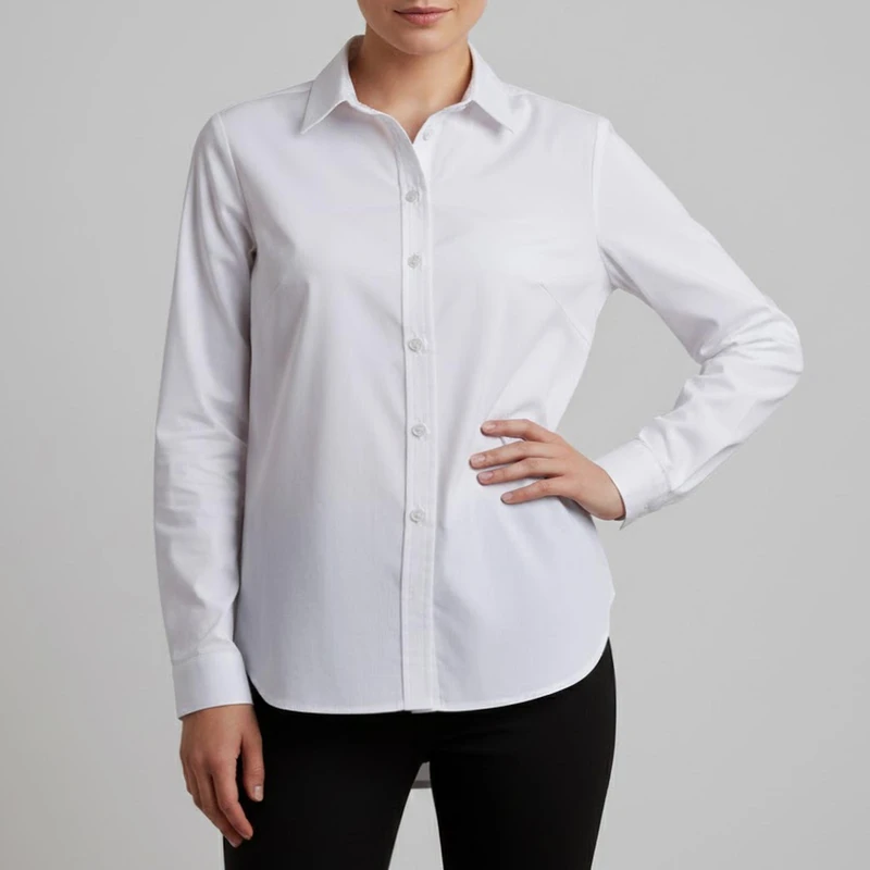 شومیز آستین بلند یقه برگردان زنانه تولیکا مدل 33092