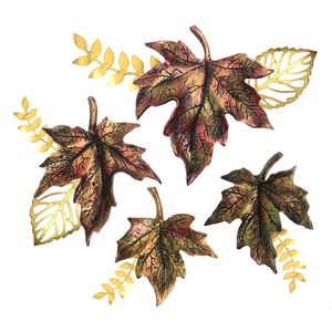 دیوارکوب مدل برگ مجموعه 4 عددی