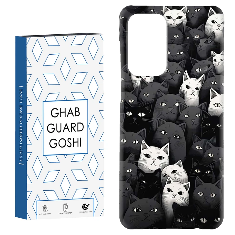کاور قاب گارد گوشی طرح گربه کد Dimo-354 مناسب برای گوشی موبایل سامسونگ Galaxy A52 / a52s