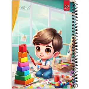 دفتر نقاشی 50 برگ انتشارات بله طرح پسرانه کد A4-L621