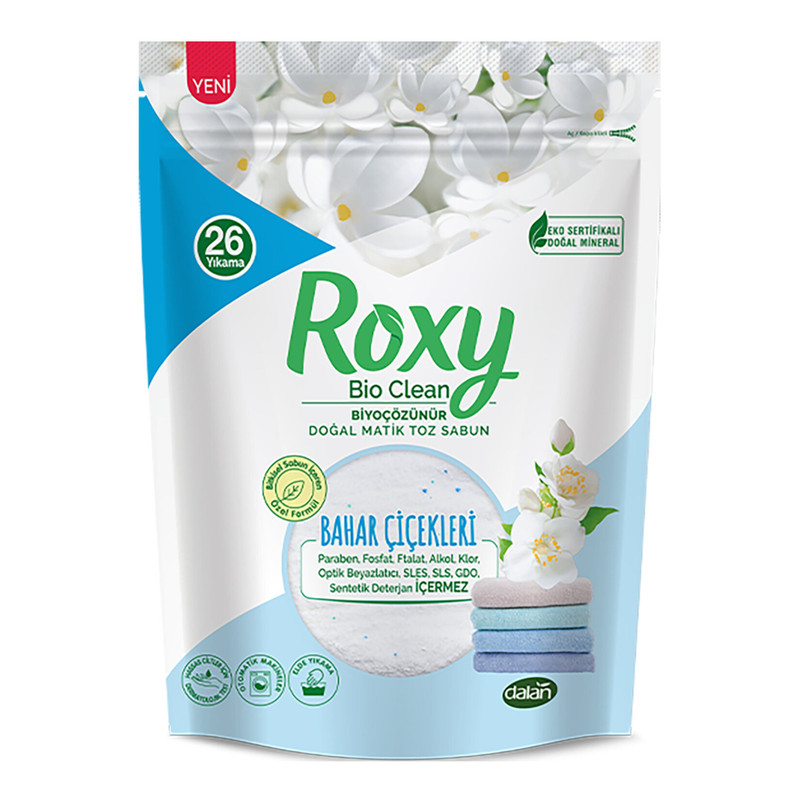 پودر ماشین لباسشویی دالان مدل roxy وزن 800 گرم