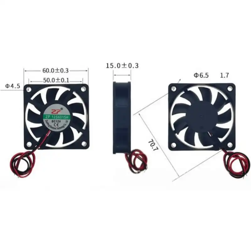 فن کیس زد پی مدل 12S6015H