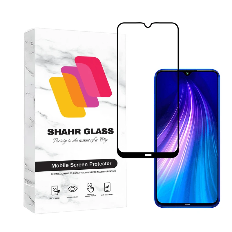 محافظ صفحه نمایش شهر گلس مدل FULSLSH مناسب برای گوشی موبایل شیائومی Redmi Note 8 / Redmi Note 8 2021
