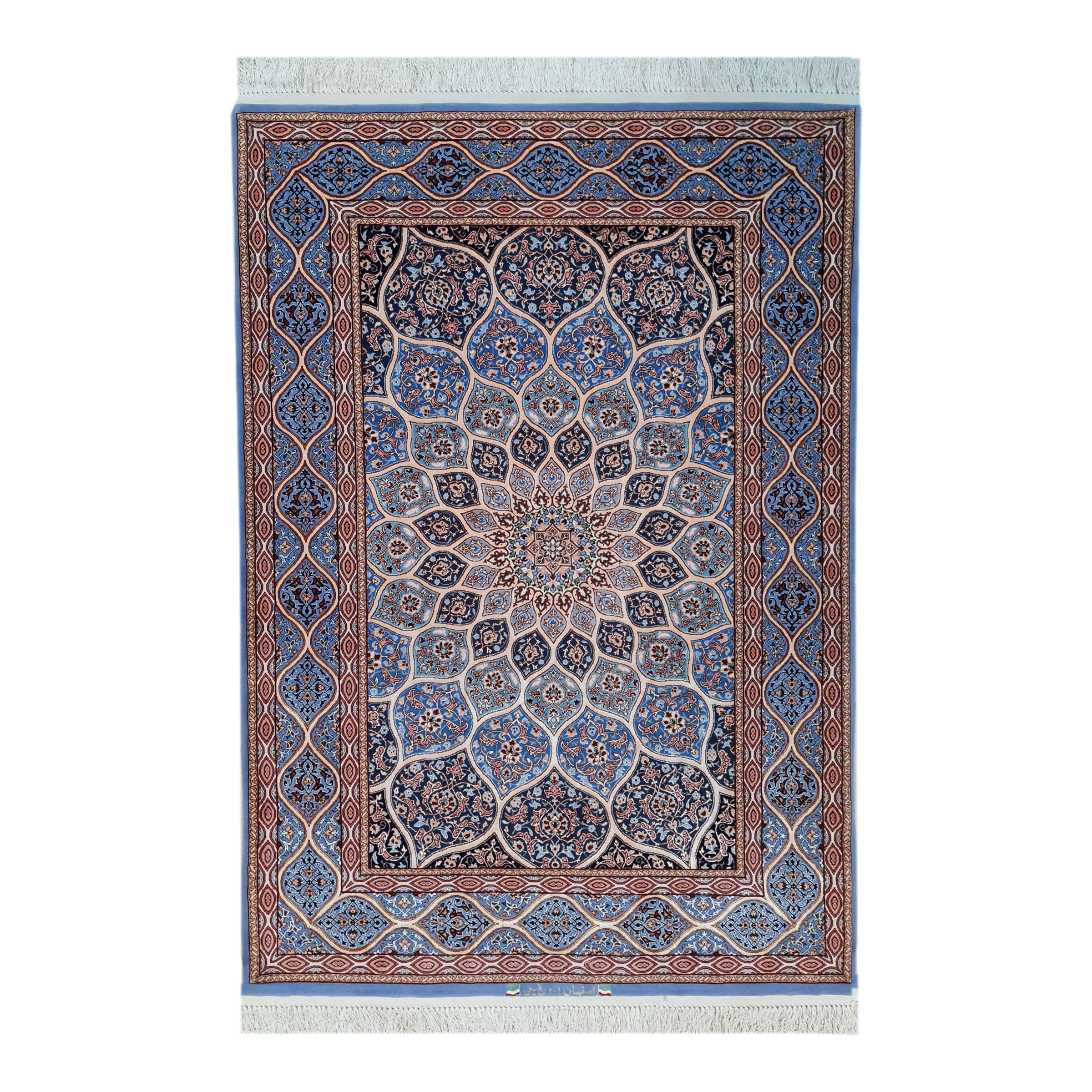 فرش دستبافت دو متری اصفهان رفیعی کد 1320