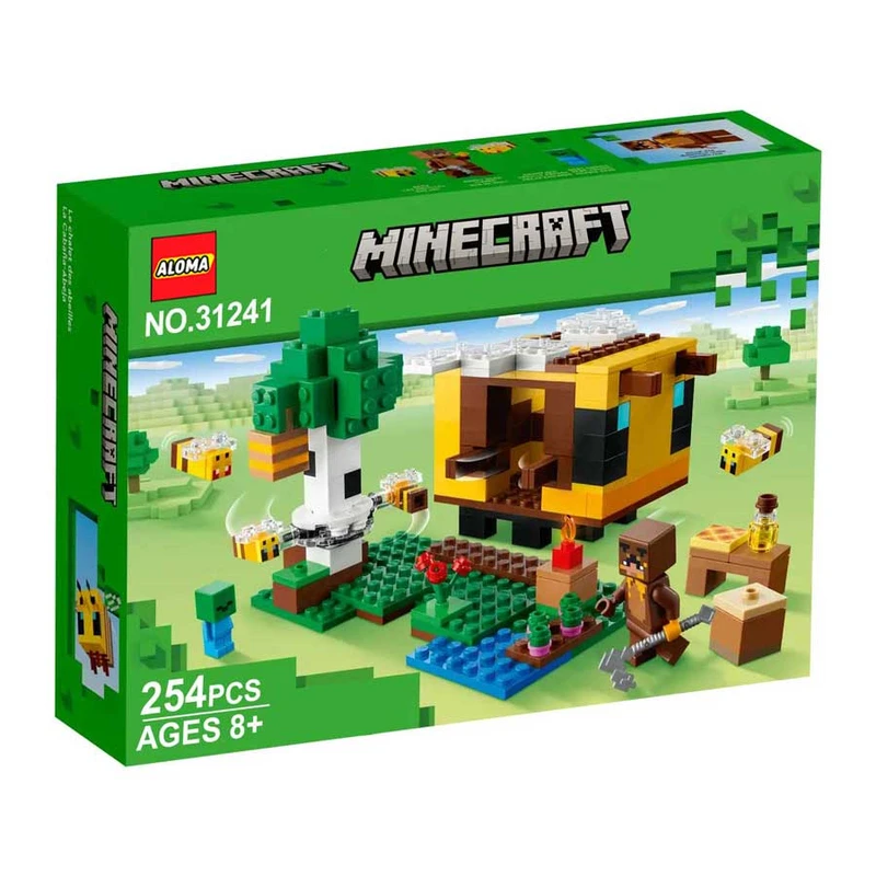 ساختنی 254 قطعه آلوما مدل ماینکرافت کد 31241