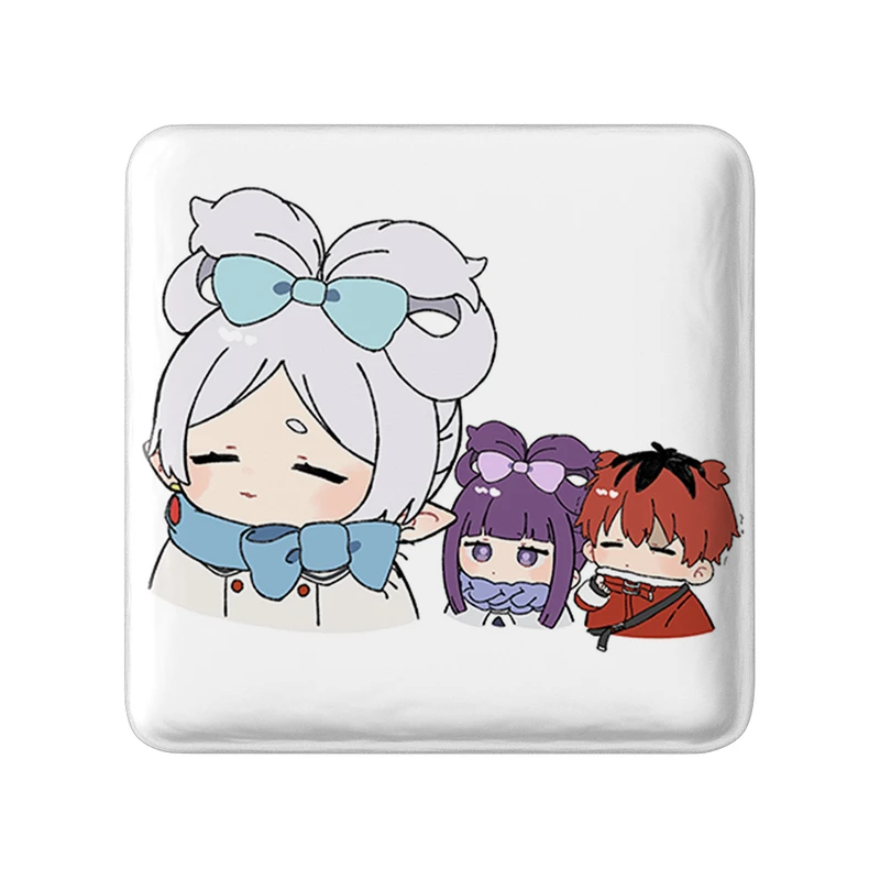 پیکسل خندالو طرح اشتارک، فریرن و فرن انیمه فریرن مدل مربعی کد 33833