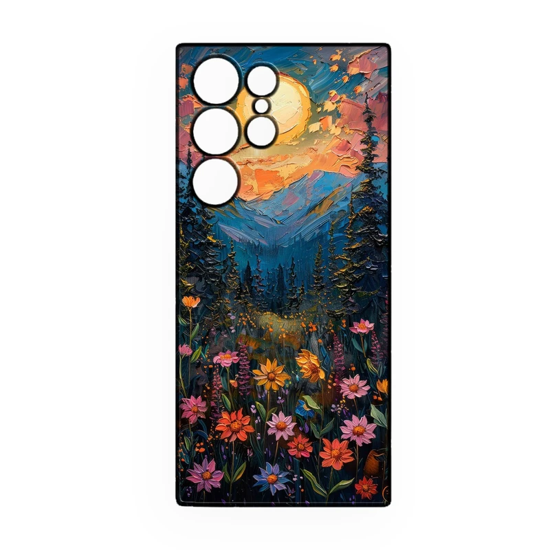 کاور طرح گل کد 339 مناسب برای گوشی موبایل سامسونگ Galaxy S23 Ultra