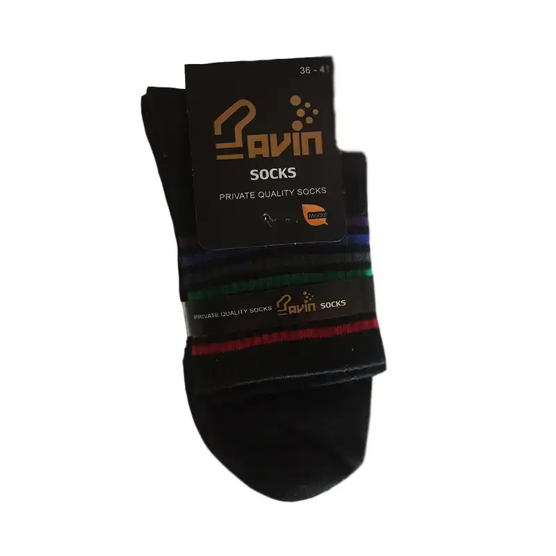 جوراب ورزشی زنانه مدل رنگارنگ 1 کد Sii-01