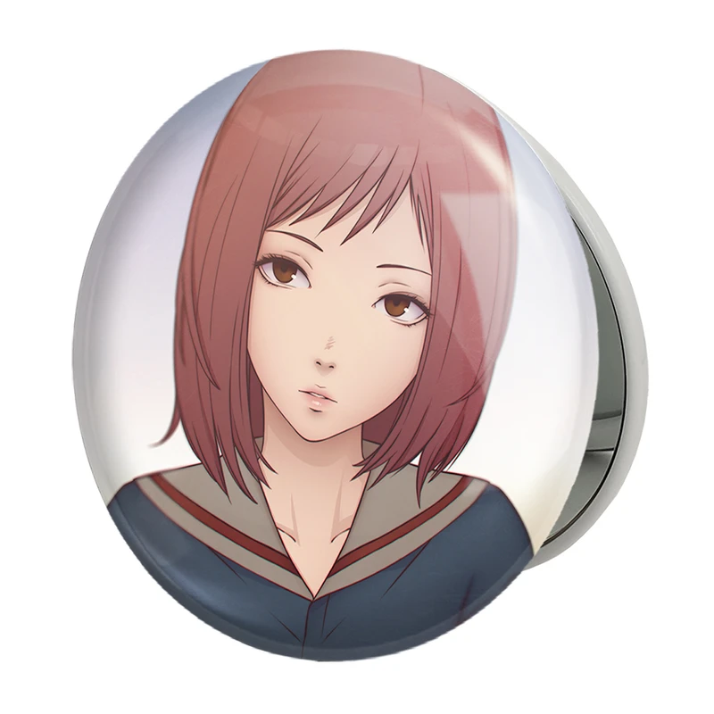 آینه جیبی خندالو طرح سامجیما انیمه فولی کولی Fooly Cooly مدل تاشو کد 23582 