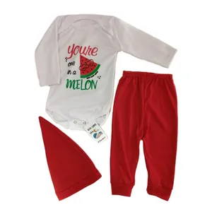 ست 3 تکه لباس نوزادی مدل یلدا