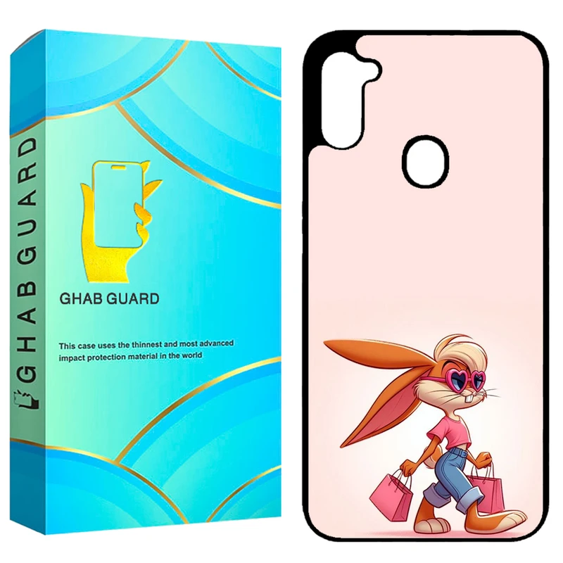 کاور قاب گارد طرح خرگوش مدل GCHPA11 مناسب برای گوشی موبایل سامسونگ Galaxy A11 / M11