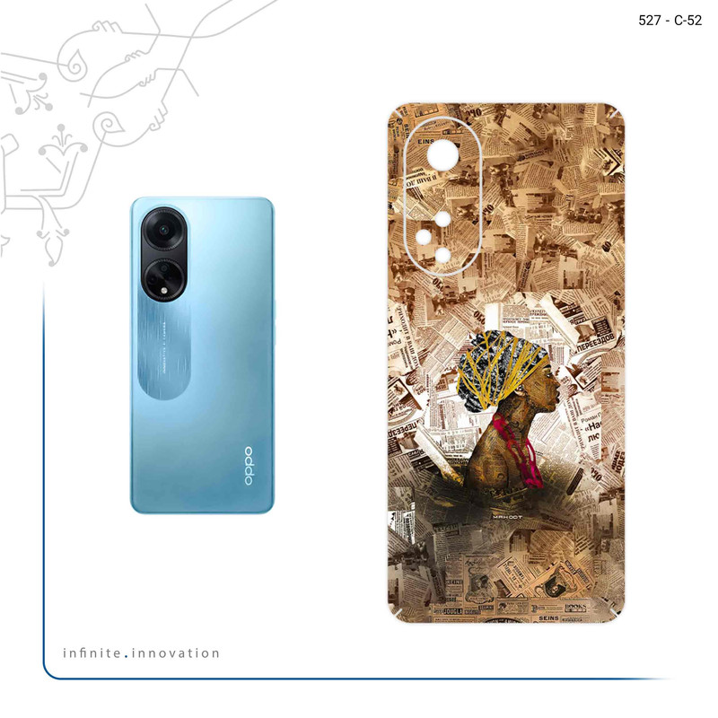 برچسب پوششی ماهوت مدل Collage of African Women مناسب برای گوشی موبایل اپو A98