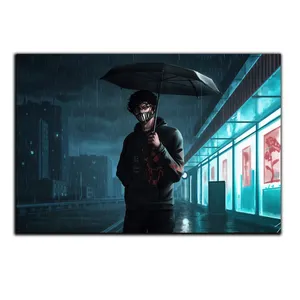 تابلو شاسی بکلیت طرح تنهایی و چتر مدل SH-S5549