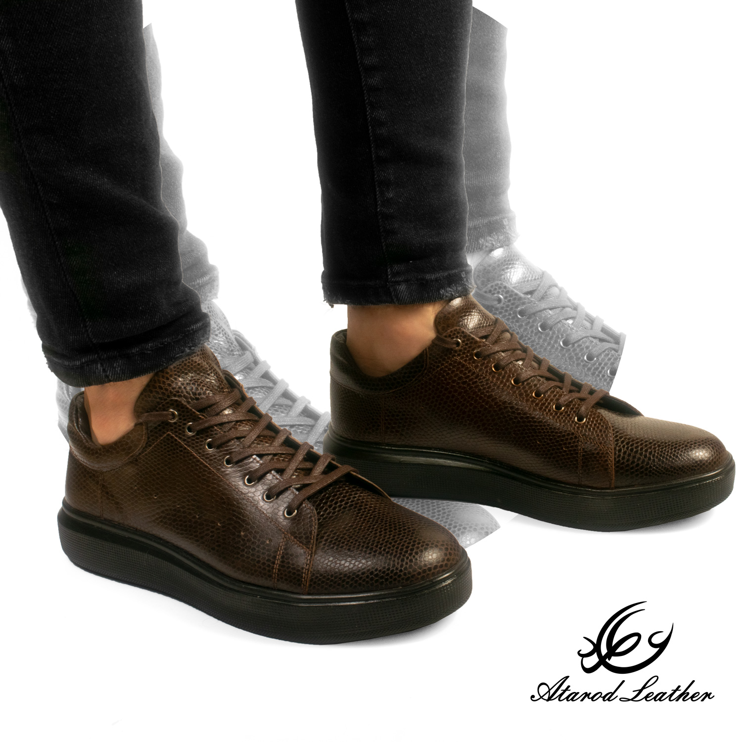 کفش روزمره مردانه چرم عطارد مدل چرم طبیعی کد SH129 -  - 15