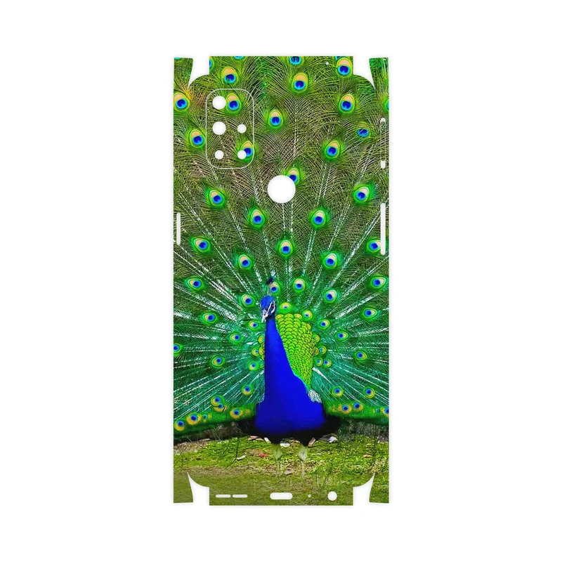 برچسب پوششی ماهوت مدل Peacock-FullSkin مناسب برای گوشی موبایل وان پلاس Nord N10 5G