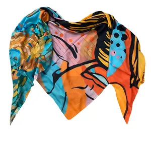 روسری دخترانه مدل طرح چهره کد 2026