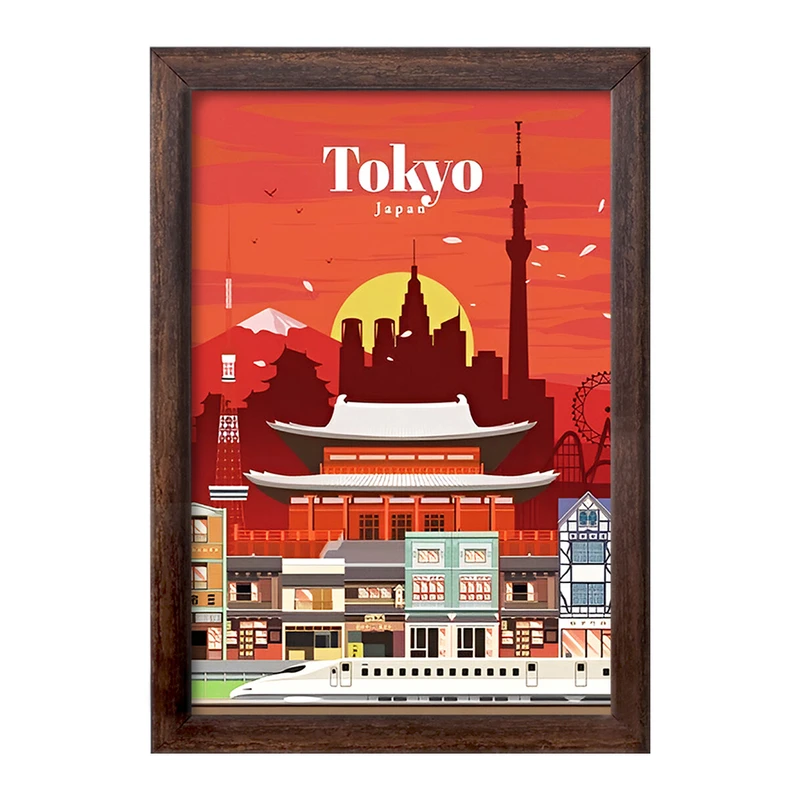 تابلو خندالو طرح توکیو (Tokyo) کد F6324