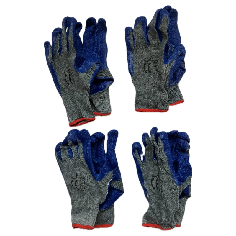 دستکش ایمنی هانتر مدل ضد برش مجموعه 4 عددی