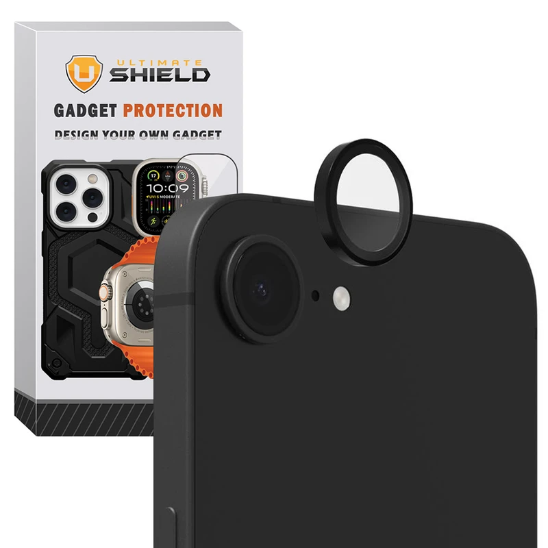 محافظ لنز دوربین فلزی آلتیمیت شیلد مدل Ring Metal مناسب برای گوشی موبایل اپل iPhone 16e