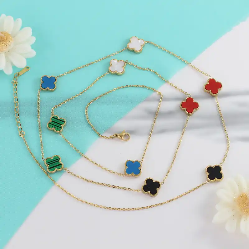 گردنبند زنانه مدل رولباسی کد BB445