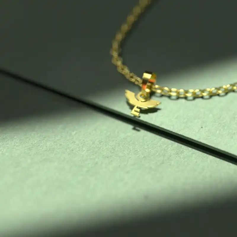 گردنبند طلا 18 عیار زنانه مدوپد مدل کلید هری پاتر کد A3-1-1102