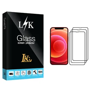 LKG LK Glass Screen Protector For Apple iphone 12 Pack Of 3