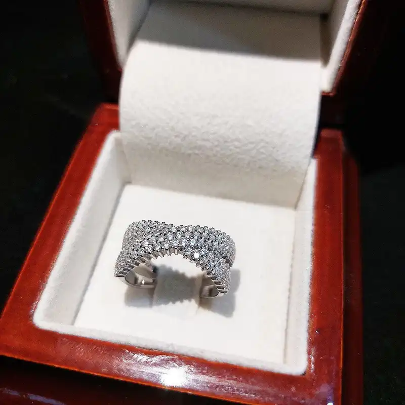 انگشتر نقره زنانه جی تی ای مدل نایس