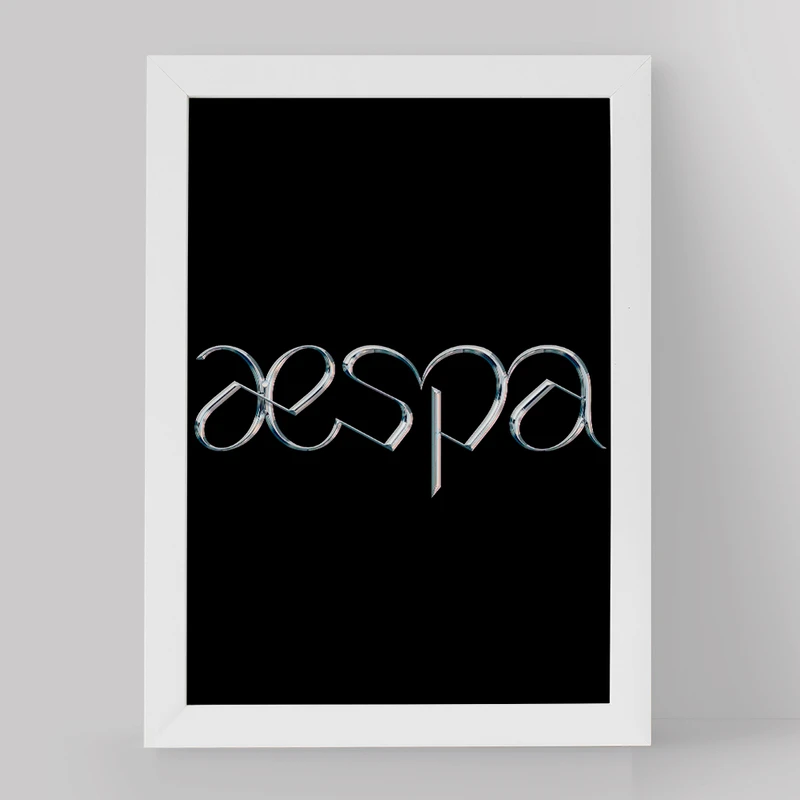 تابلو خندالو مدل گروه آسپا Aespa کد 12461