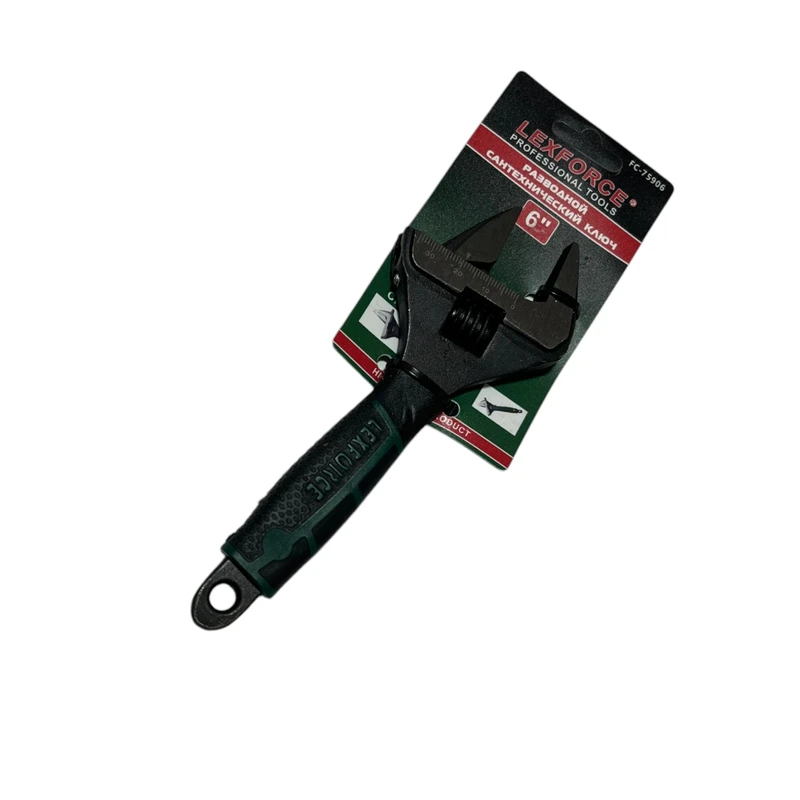 آچار فرانسه فک بلند لکس فورس مدل FC-75906 سایز 6 اینچ