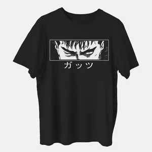 تی شرت آستین کوتاه مردانه مدل انیمه ای اتک ان تایتان anm264