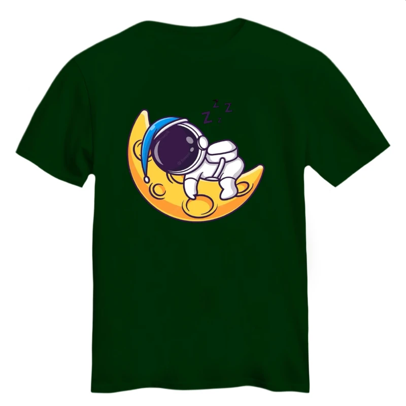 تی شرت آستین کوتاه زنانه مدل فضانورد کد ۴